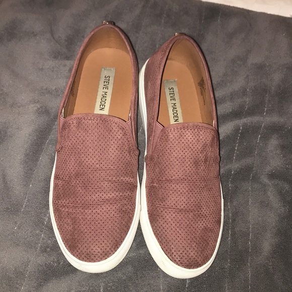 Steve Madden Shoes - Mauve Steve Madden slip on sneakers